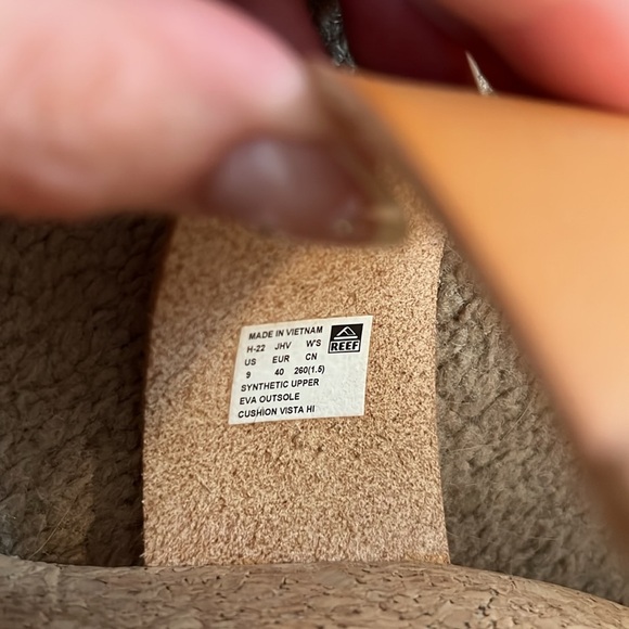 Reef Brown Cork Slide Sandals - Picture 5 of 5